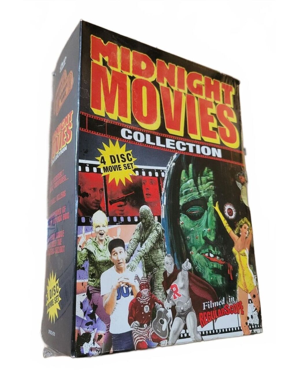 Midnight Movies Collection 4-Disc DVD Set - Horror & Cult Classic Films *New*